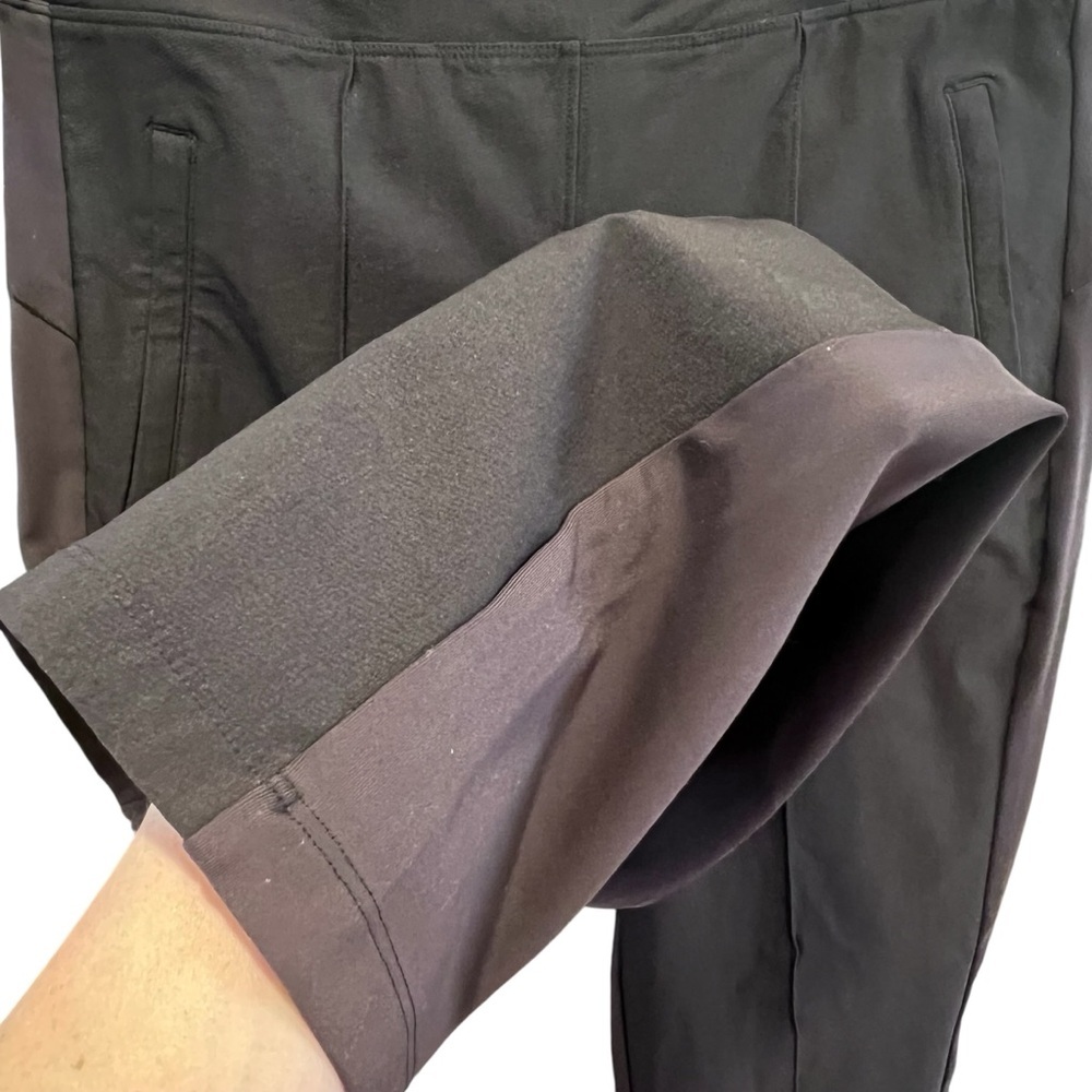 ATHLETA Headlands Hybrid Straight Leg Black Pants Stretch Women's Size 8 - Picture 7 of 15